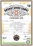 Сертификат "Аюрведический уход и терапия Панчакармы" Asramam Training Centre, Vazhavara, Idukki, Шинто Том